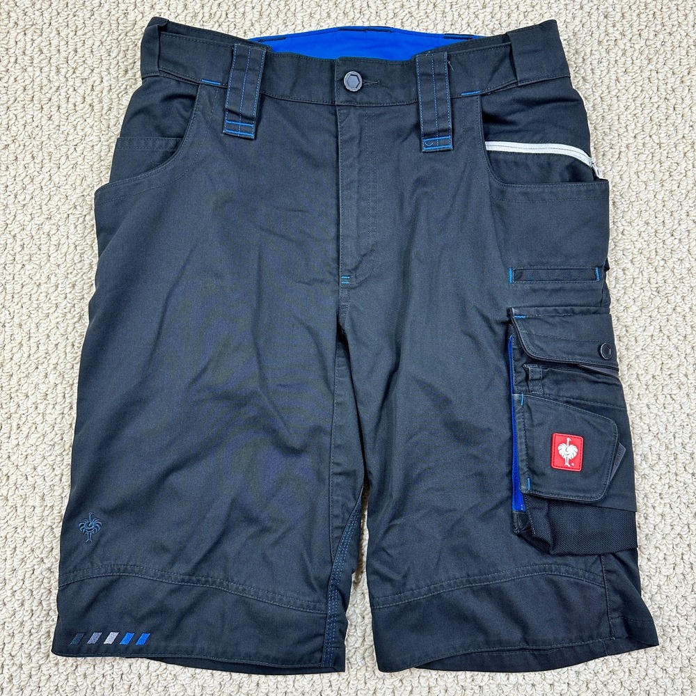 Engelbert Strauss Shorts Mens 33 Dark Blue Gray ES Motion 2020 Cordura Workwear